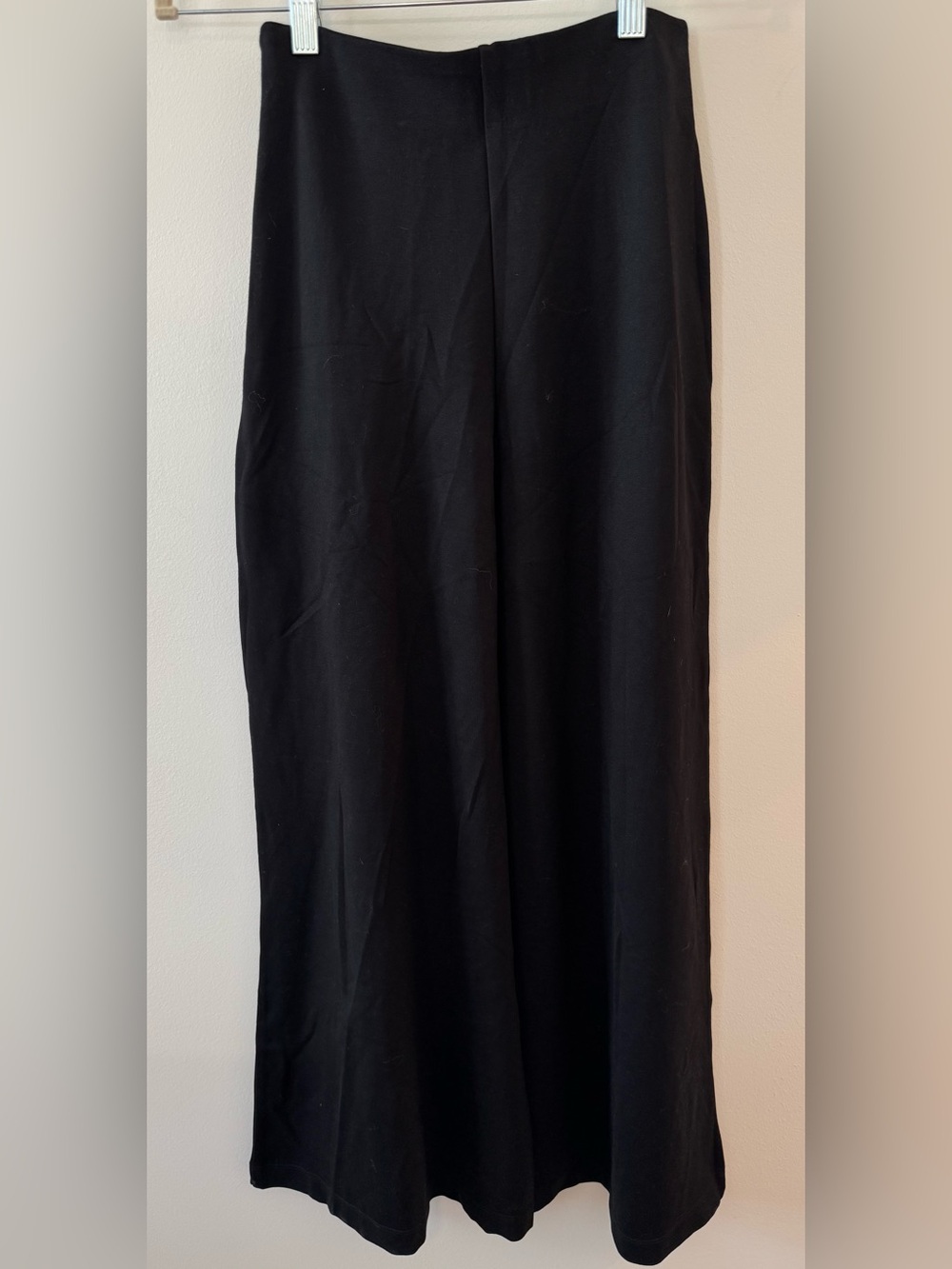 NWT Quince Ultra-Stretch Ponte Super Wide Leg Ankle Pants - Black - Size Small - Picture 4 of 6